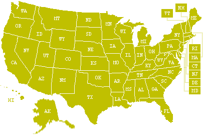 U.S. Weather Radio Map