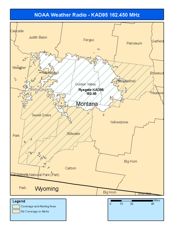 KAD95 Coverage Map