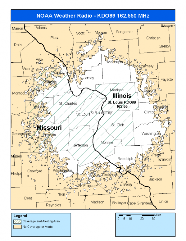 KDO89 Coverage Map
