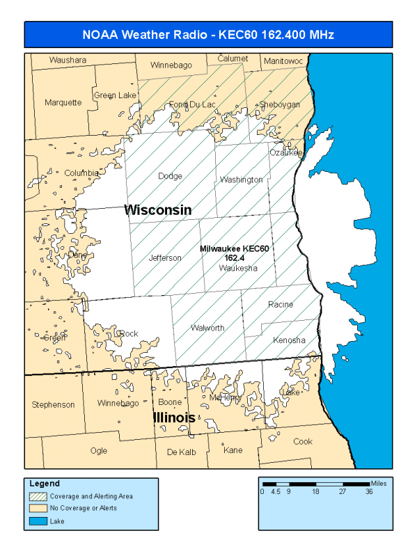 KEC60 Coverage Map