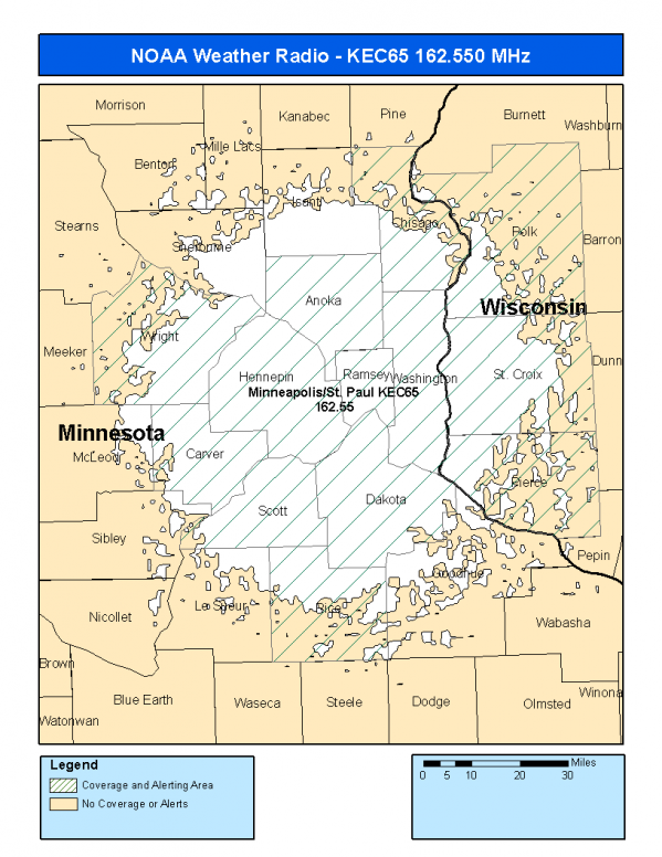 KEC65 Coverage Map