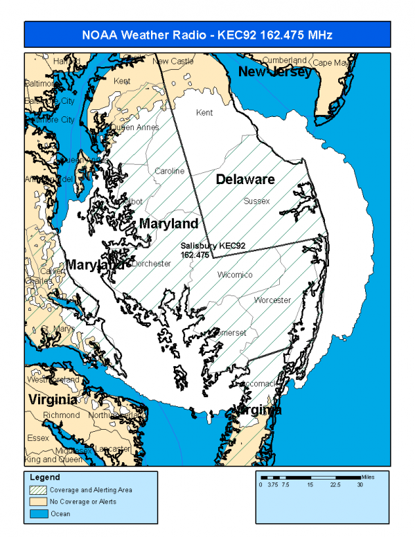 KEC92 Coverage Map