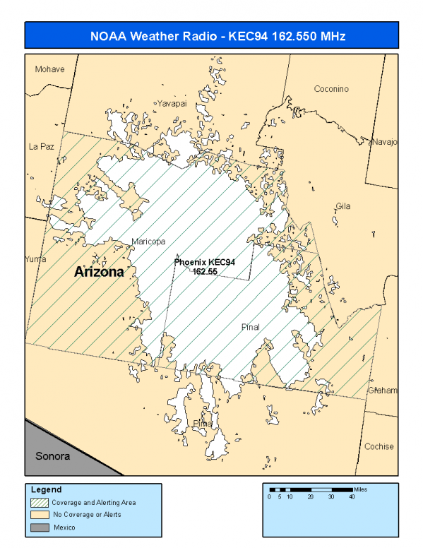KEC94 Coverage Map