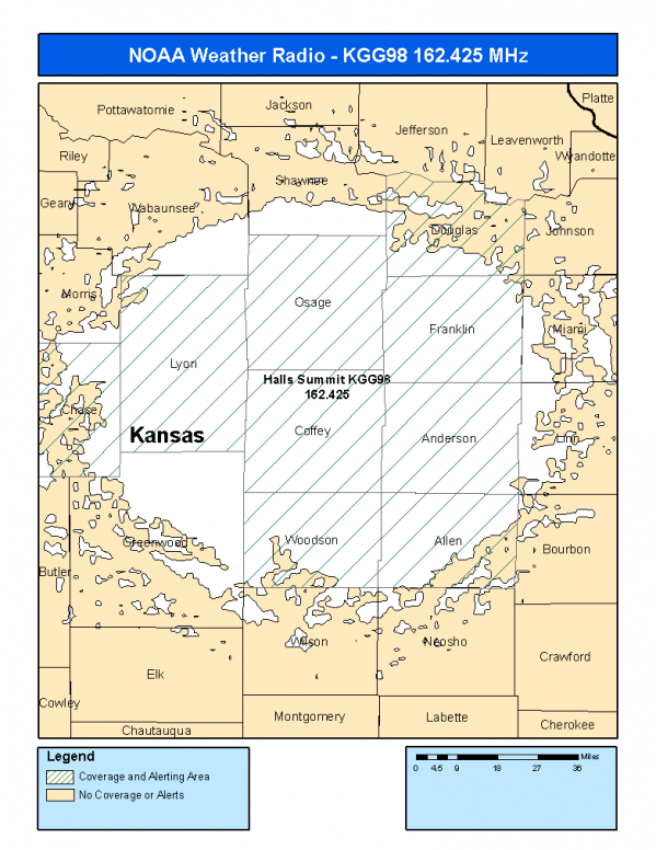 KGG98 Coverage Map