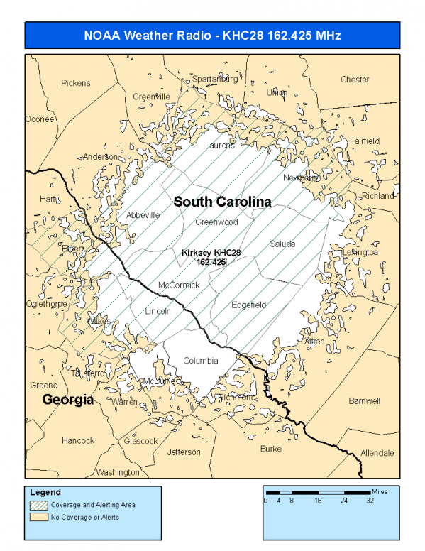 KHC28 Coverage Map