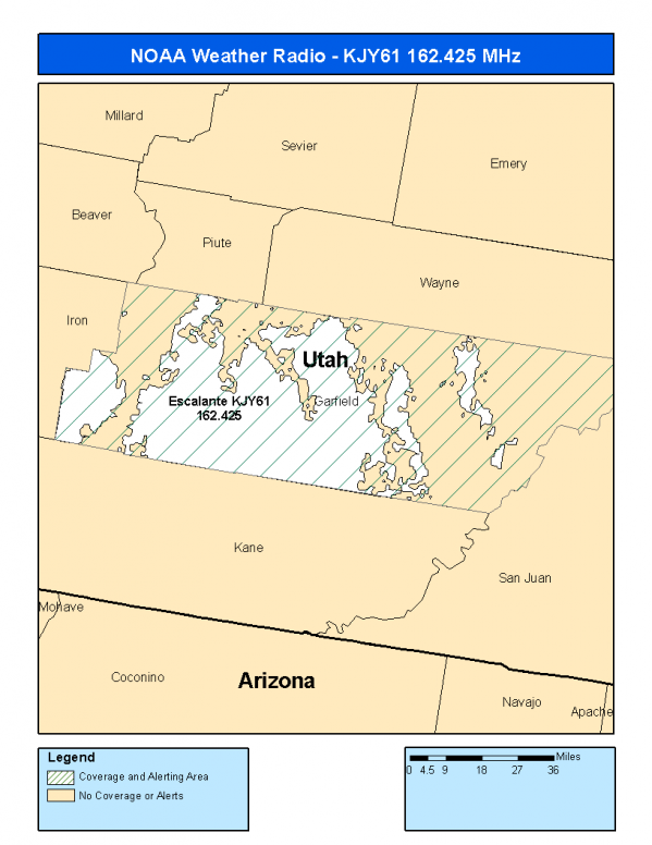 KJY61 Coverage Map