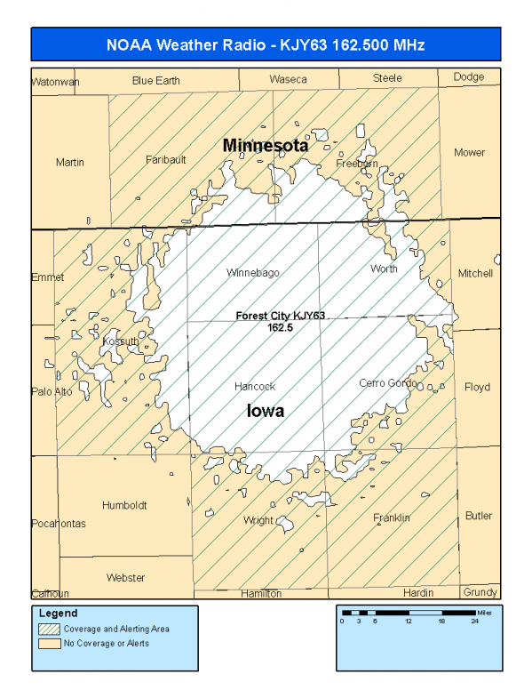 KJY63 Coverage Map