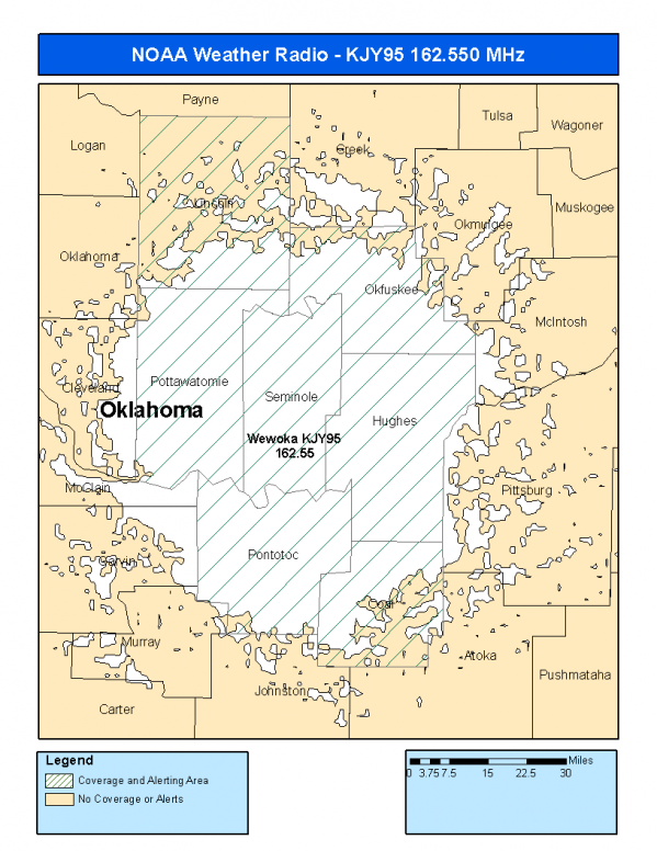 KJY95 Coverage Map