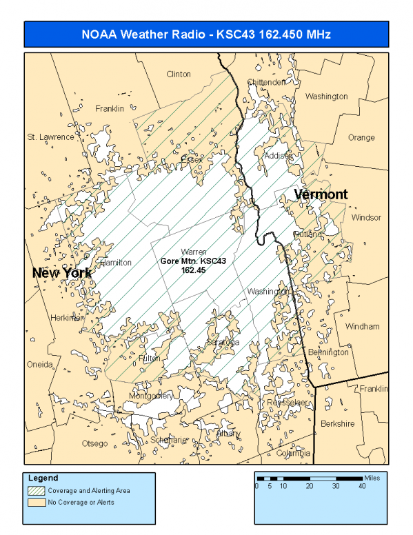 KSC43 Coverage Map