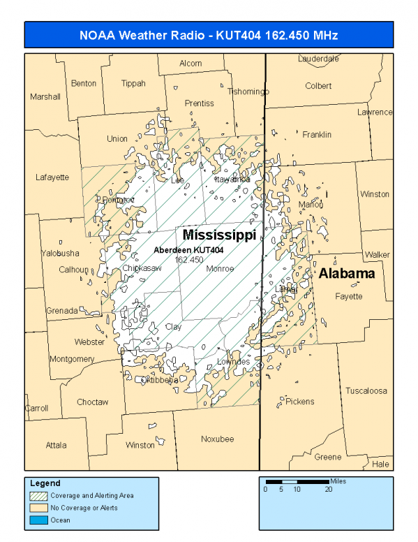 KUT404 Coverage Map