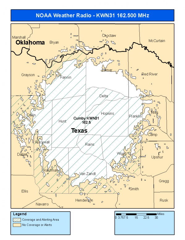 KWN31 Coverage Map