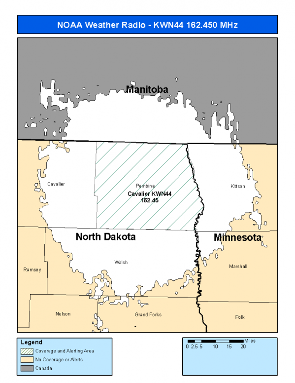 KWN44 Coverage Map