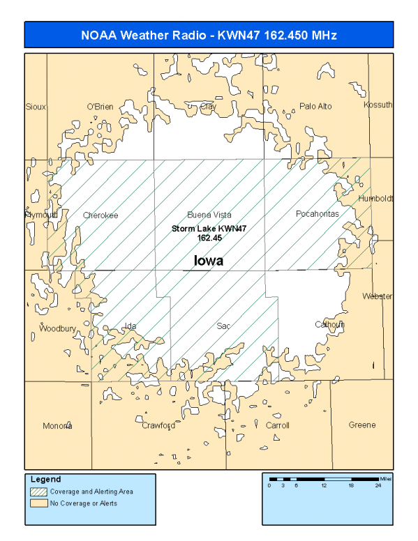 KWN47 Coverage Map