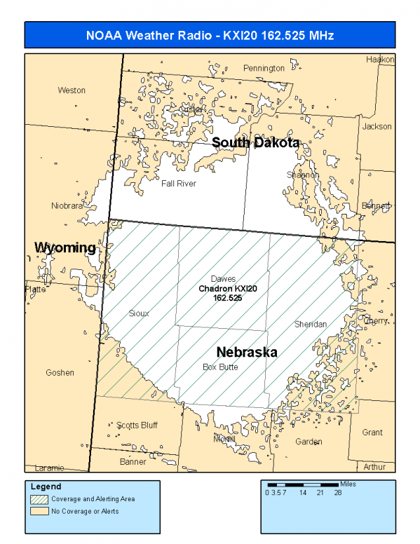 KXI20 Coverage Map