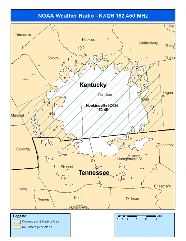 KXI26 Coverage Map