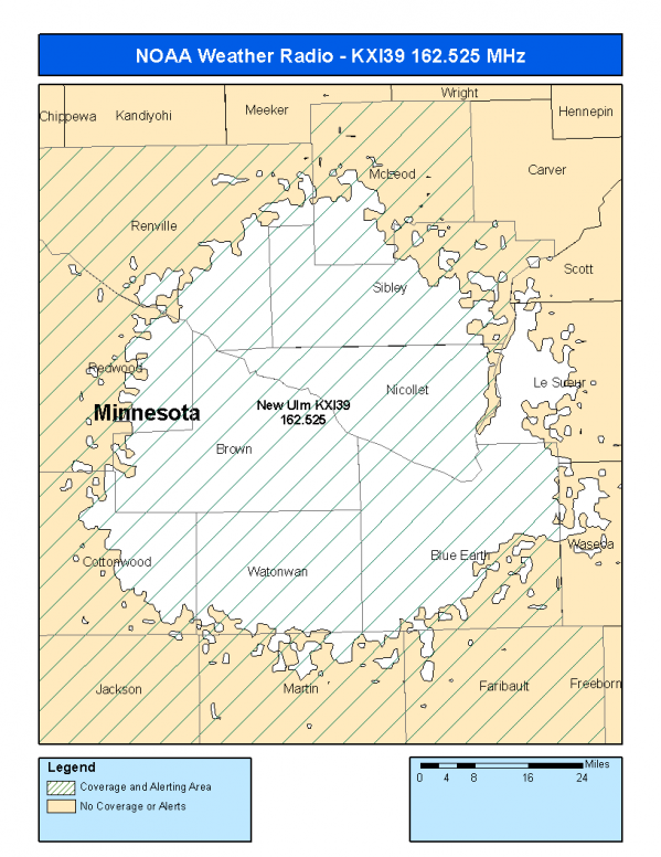 KXI39 Coverage Map