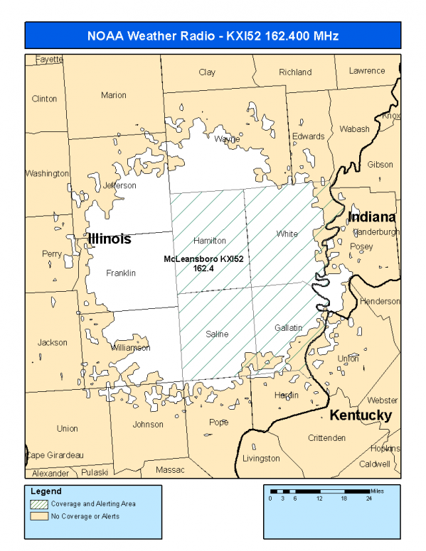 KXI52 Coverage Map