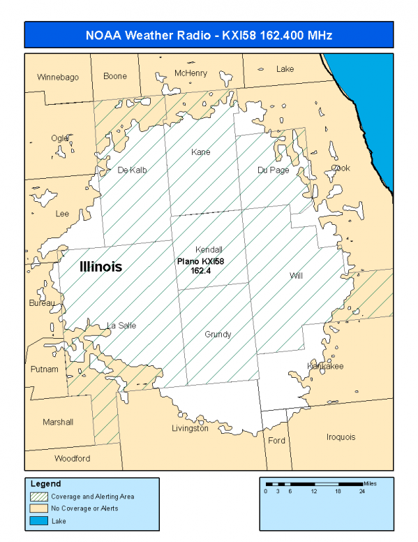KXI58 Coverage Map