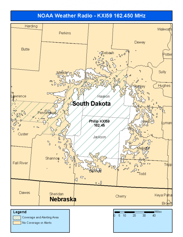 KXI59 Coverage Map