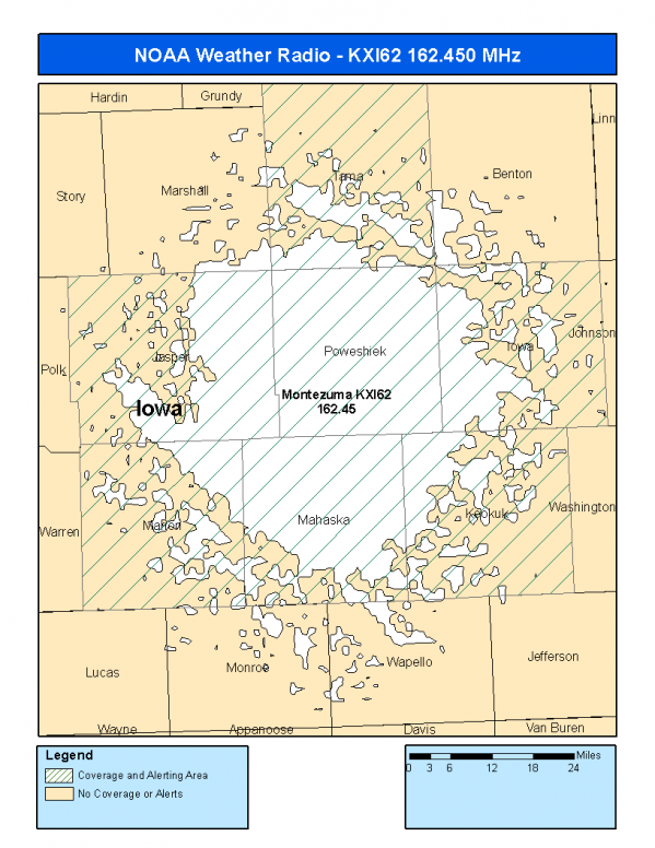 KXI62 Coverage Map