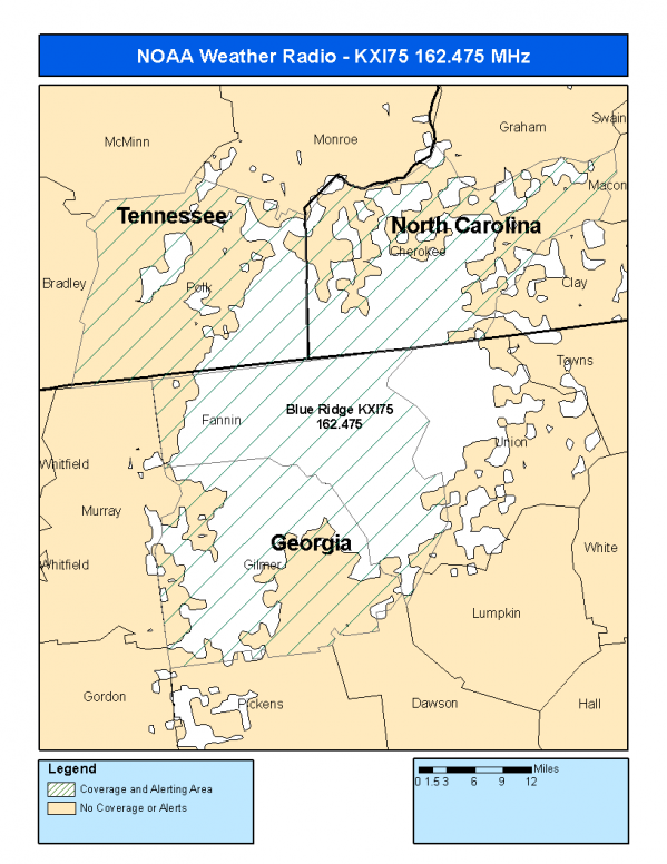 KXI75 Coverage Map