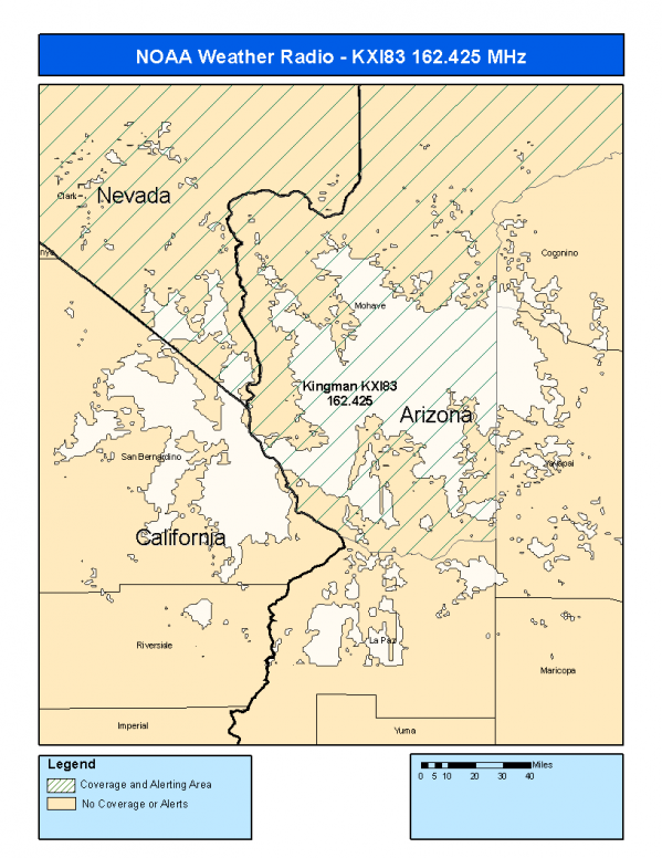 KXI83 Coverage Map