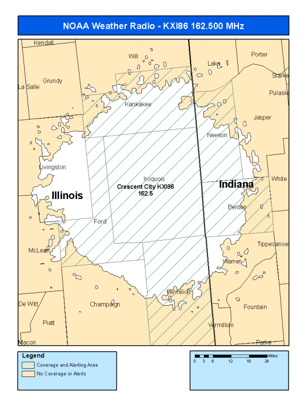 KXI86 Coverage Map
