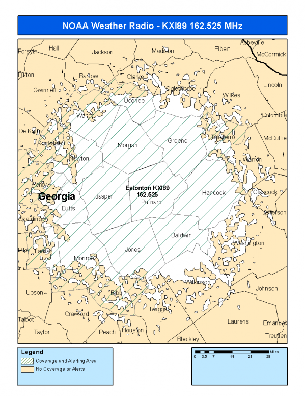 KXI89 Coverage Map