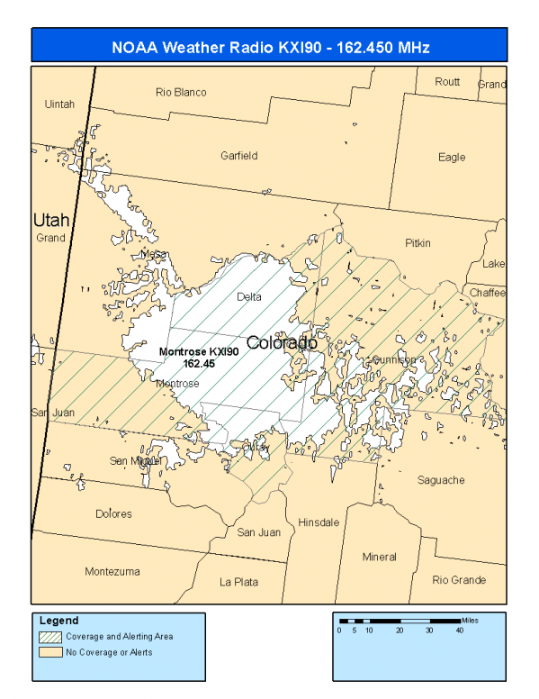 KXI90 Coverage Map