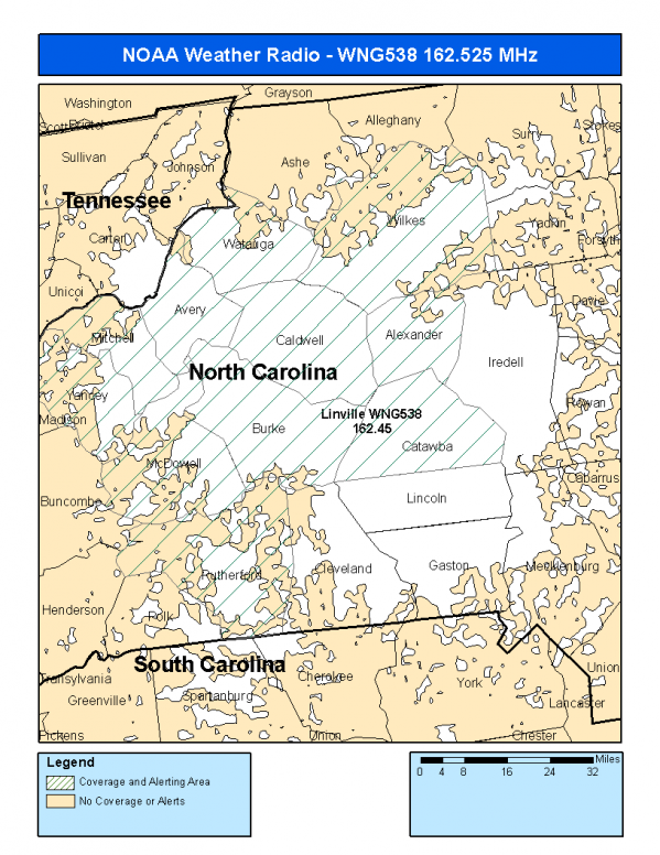 WNG538 Coverage Map