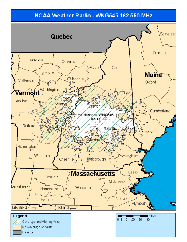 WNG545 Coverage Map