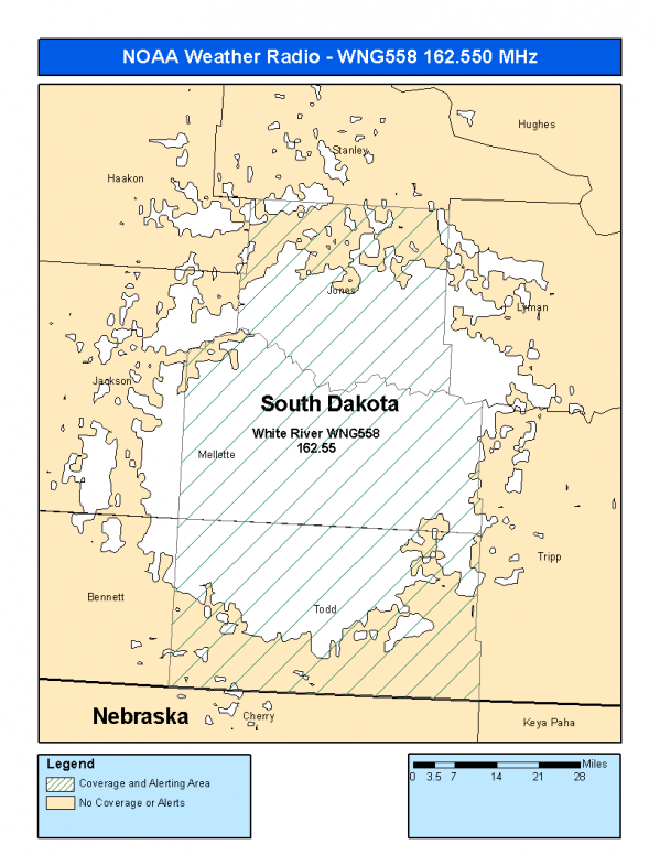 WNG558 Coverage Map