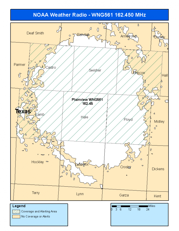 WNG561 Coverage Map