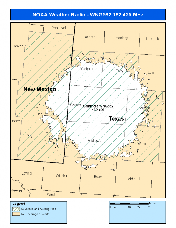 WNG562 Coverage Map