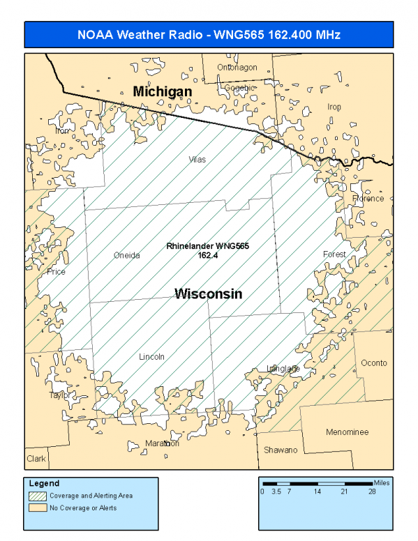 WNG565 Coverage Map