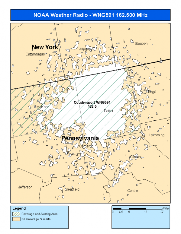 WNG591 Coverage Map