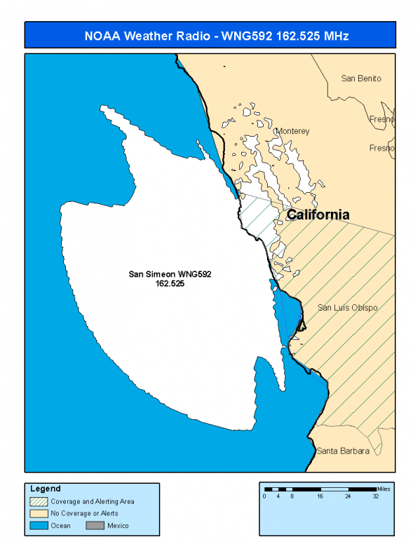 WNG592 Coverage Map