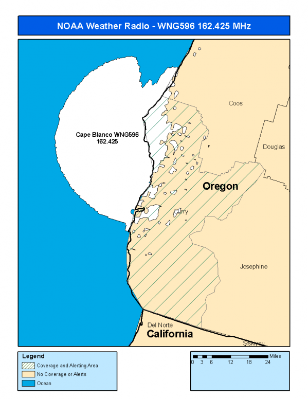 WNG596 Coverage Map