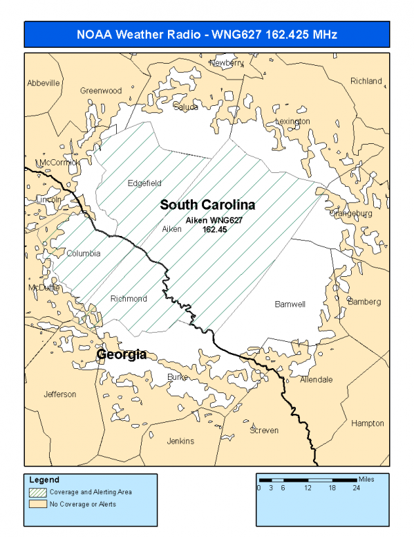 WNG627 Coverage Map