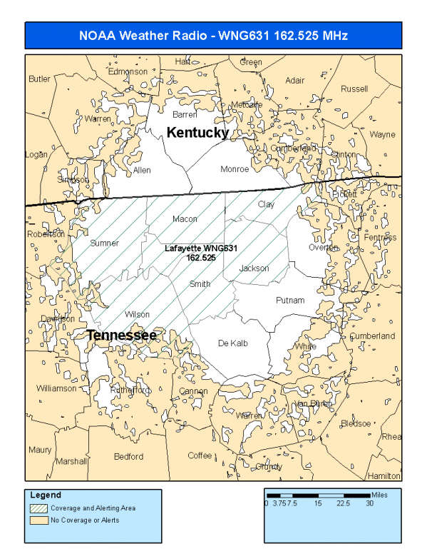 WNG631 Coverage Map