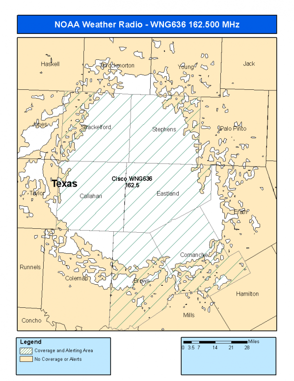 WNG636 Coverage Map