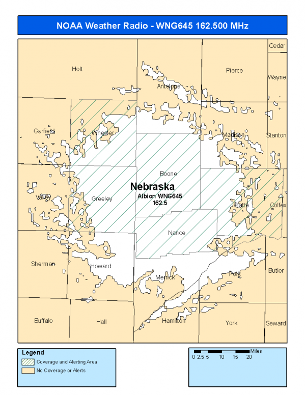 WNG645 Coverage Map