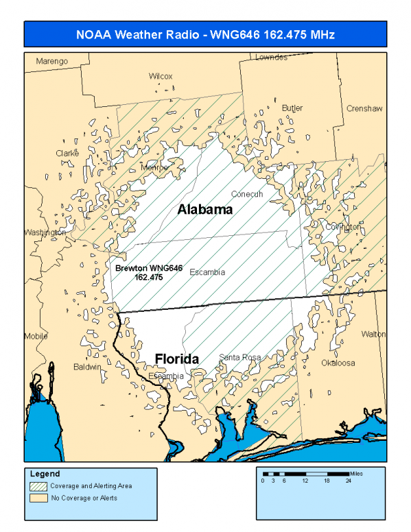 WNG646 Coverage Map