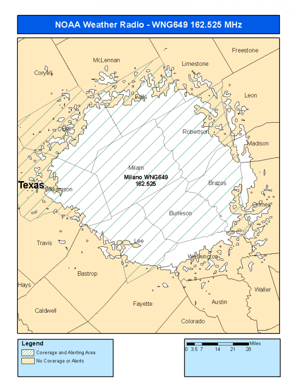 WNG649 Coverage Map