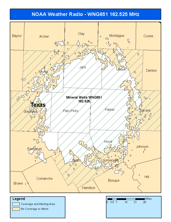 WNG651 Coverage Map