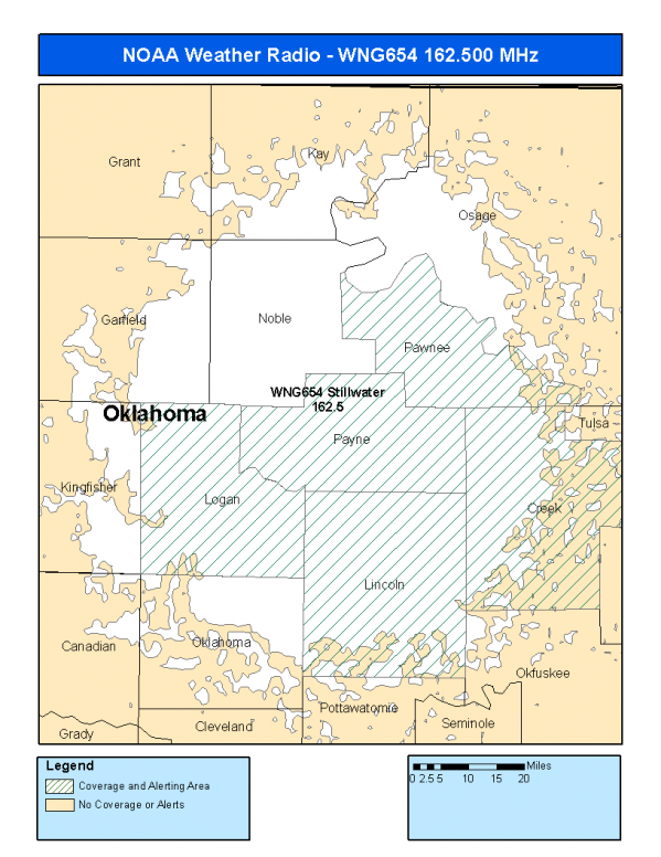 WNG654 Coverage Map