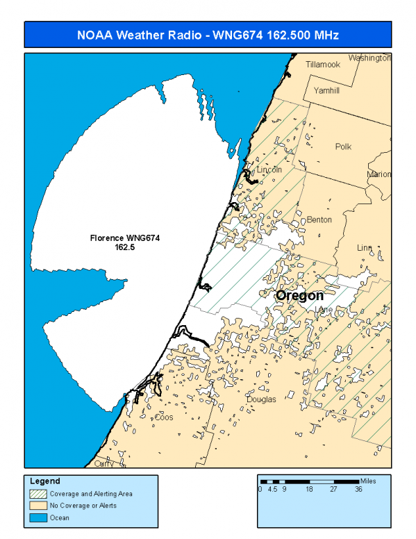 WNG674 Coverage Map