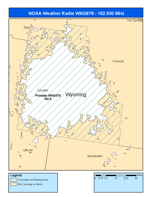 WNG679 Coverage Map
