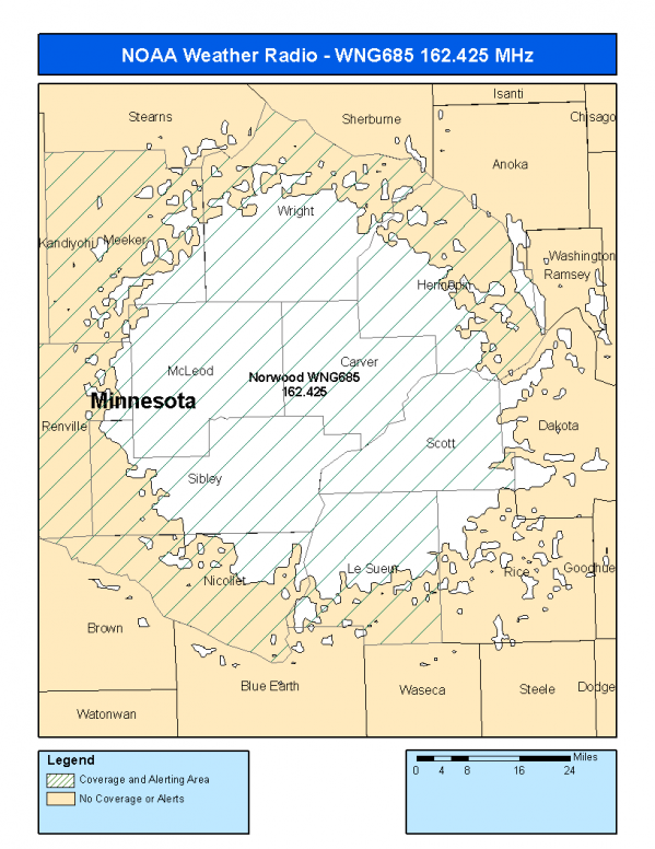 WNG685 Coverage Map