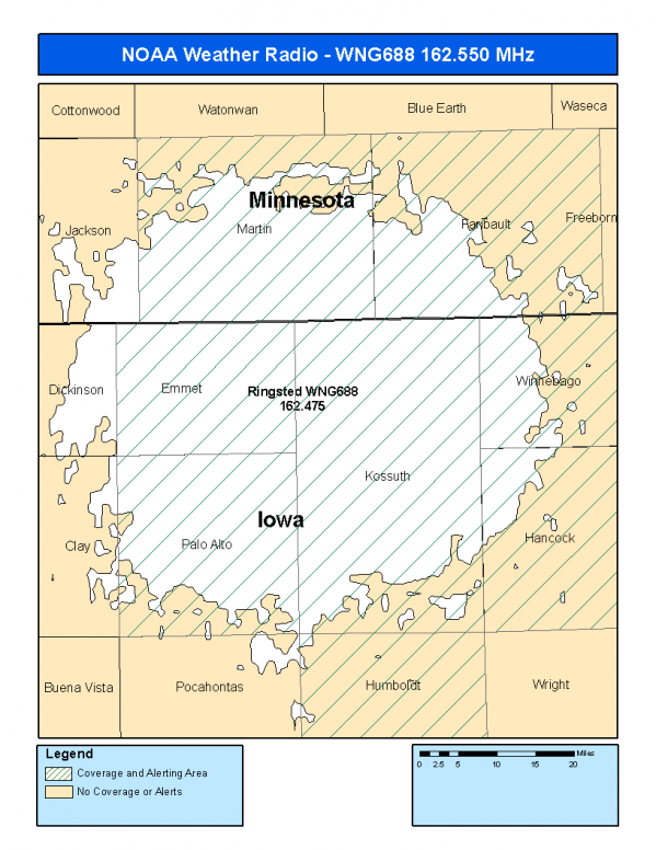 WNG688 Coverage Map